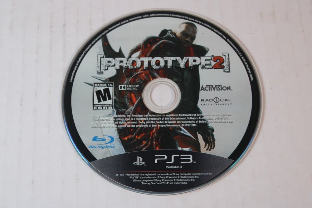 Prototype 2 (Sony PlayStation 3 PS3) Authentic, game only, Tested/works great